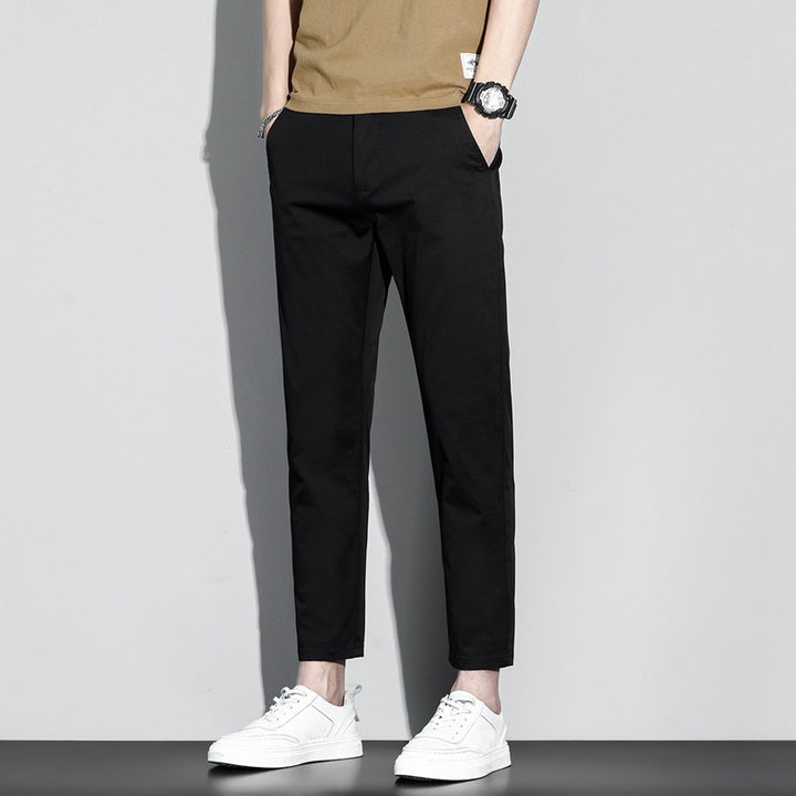 Men's elegantly cut casual pants with practical pockets Mune Fashion