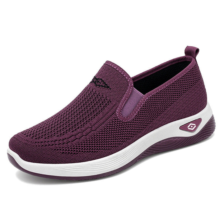 Ladies Breathable Slip-On Sneakers with Flexible Sole and non-slip Profile Mune Fashion