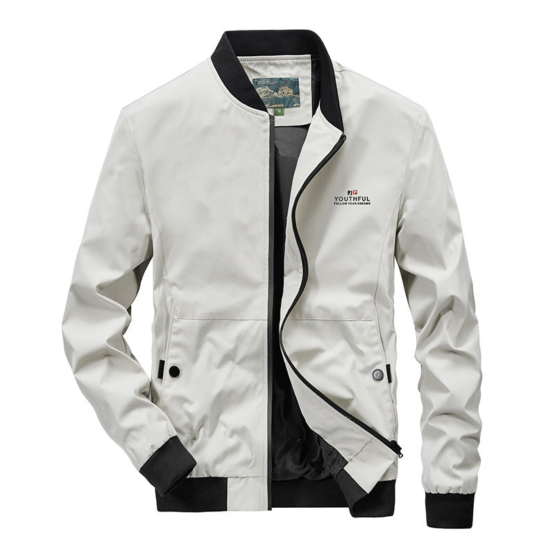 Men's Sporty Bomber Jacket with High Pockets Mune Fashion