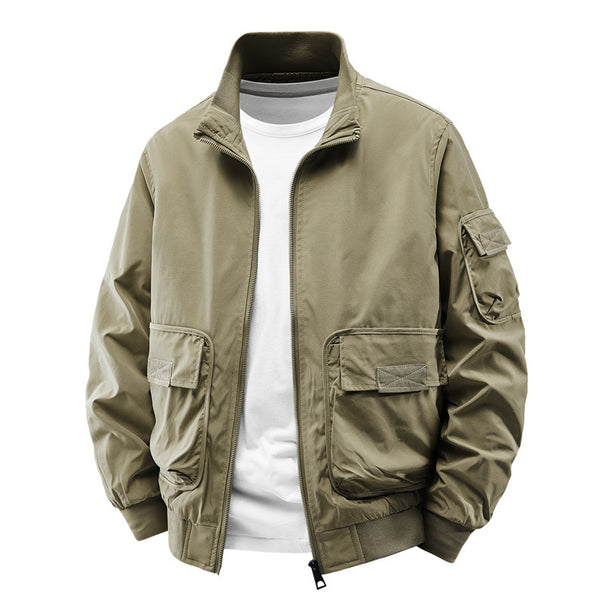 Men's practical bomber jacket with pockets Mune Fashion