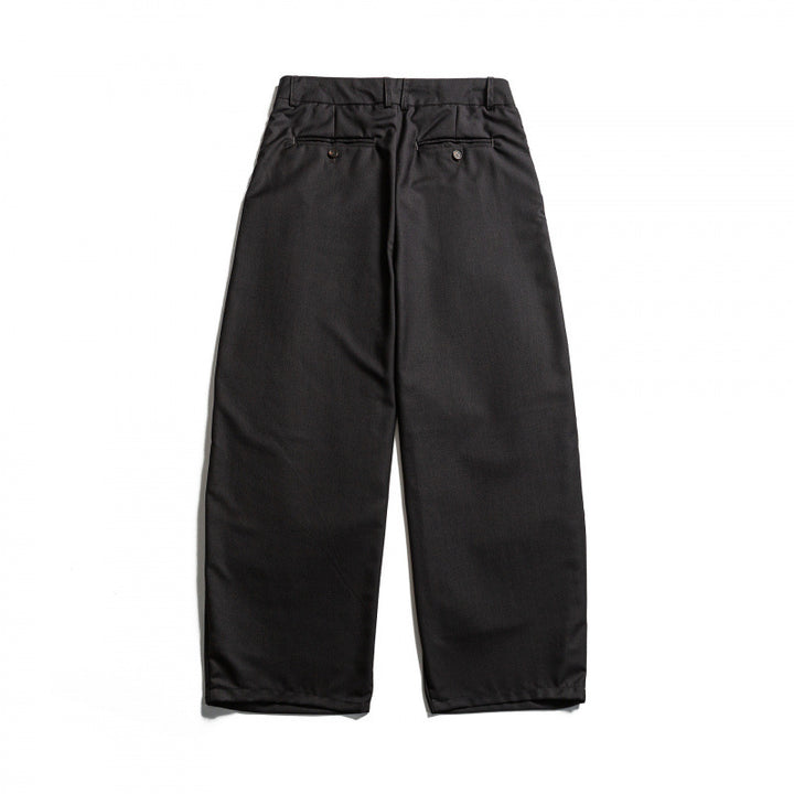 Men's Wide Pleated Baggy Pants with Pleats and Drawstring Mune Fashion