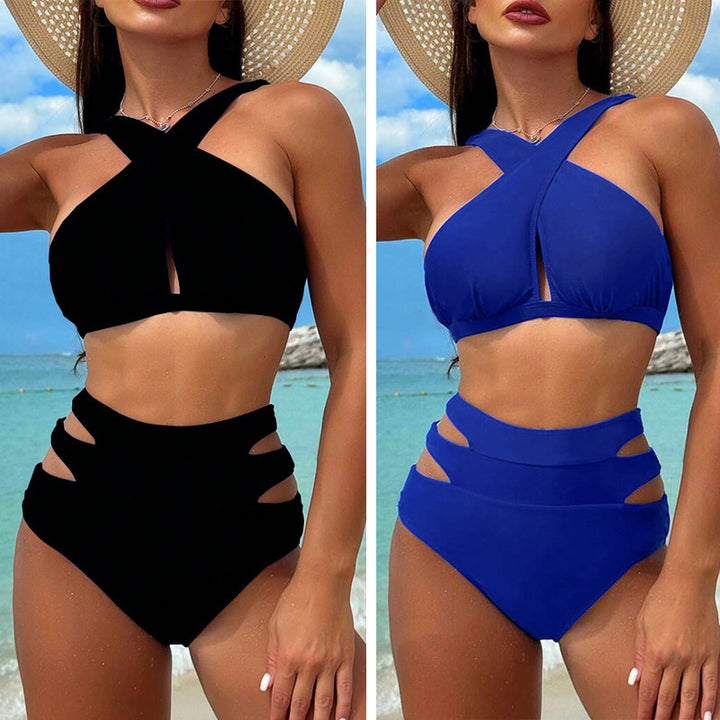 Women's High-Cut Bikini with Stylish Cut-Outs Mune Fashion