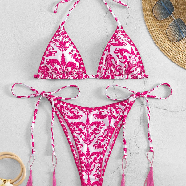 Ladies bikini bottom with elegant tassel details Mune Fashion