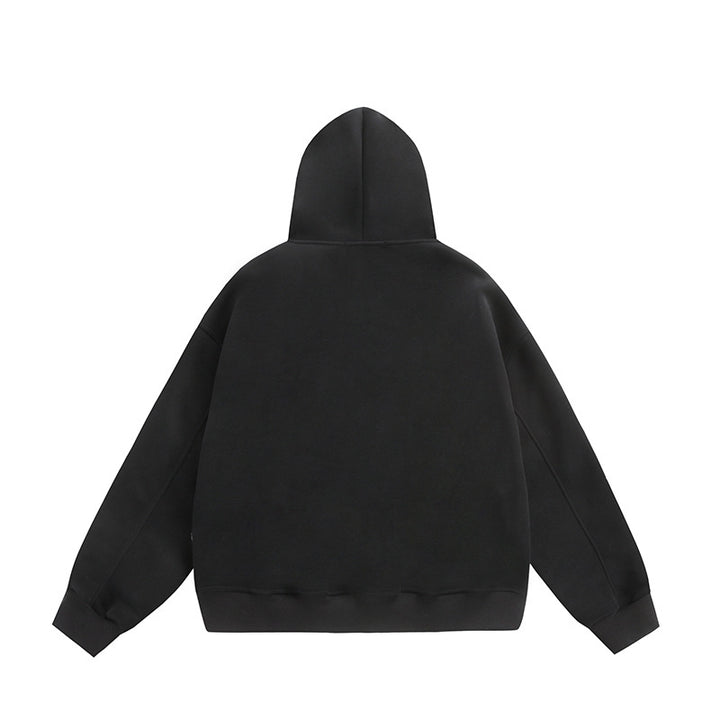 Unisex Oversize Hoodie with Pearl and Rhinestone Application Mune Fashion