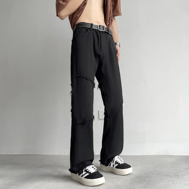 Men's Casual Wide Leg Jeans Mune Fashion