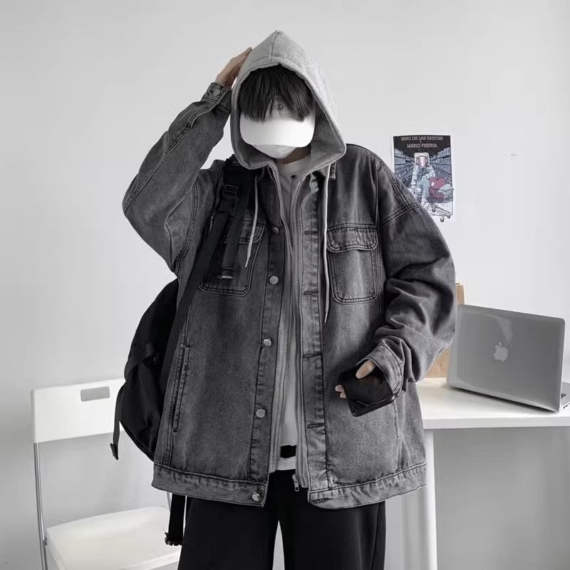 Men's Casual Overshirt Jacket with Hood Mune Fashion