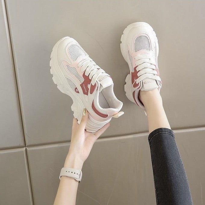 Ladies Fashion Sneakers with breathable mesh upper and cushioned sole Mune Fashion