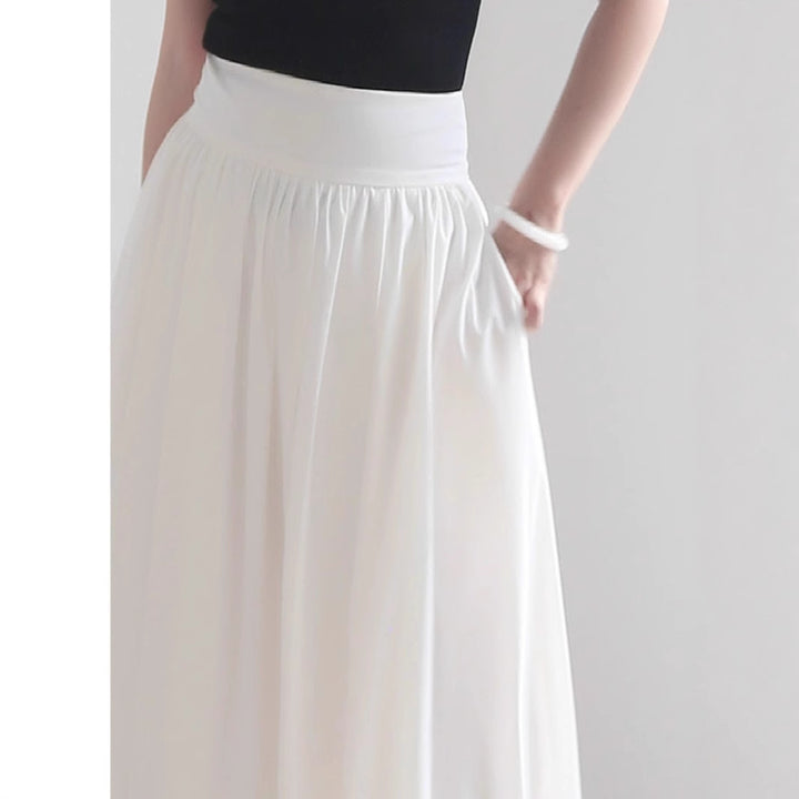 Women's Elegant Maxi Skirt with Flowing Cut Mune Fashion