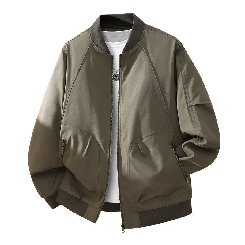 Men's Fashionable Bomber Jacket with Inner Lining Mune Fashion