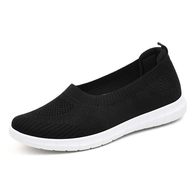 Women Comfortable Slip-On Sneakers made of Breathable Material Mune Fashion