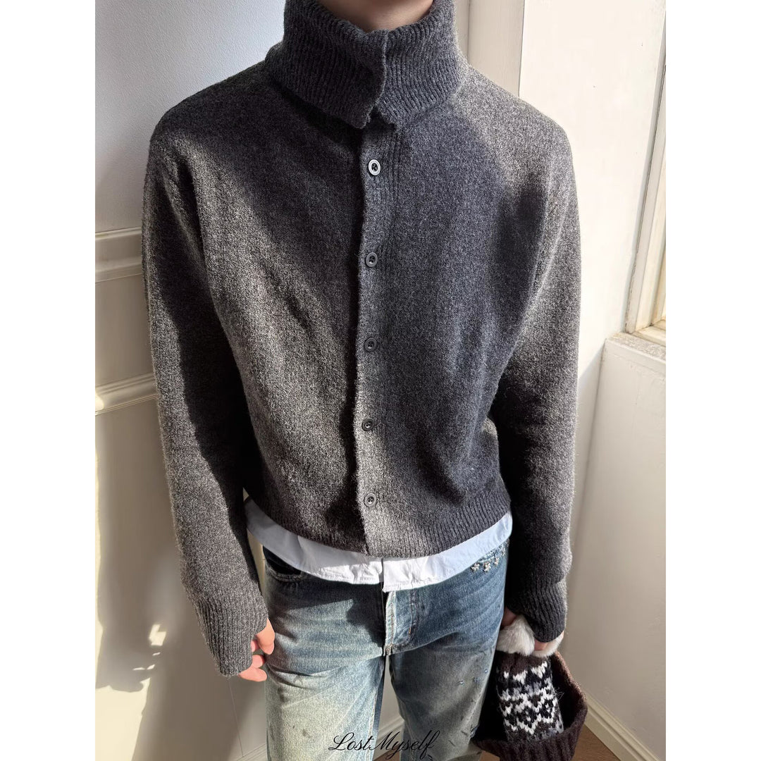 Men's Fashionable Cardigan with Elegant Button Placket Mune Fashion