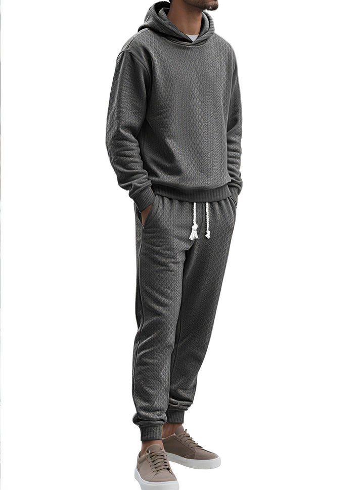 Men's Structured Lounge Set with Hoodie and Joggers Mune Fashion