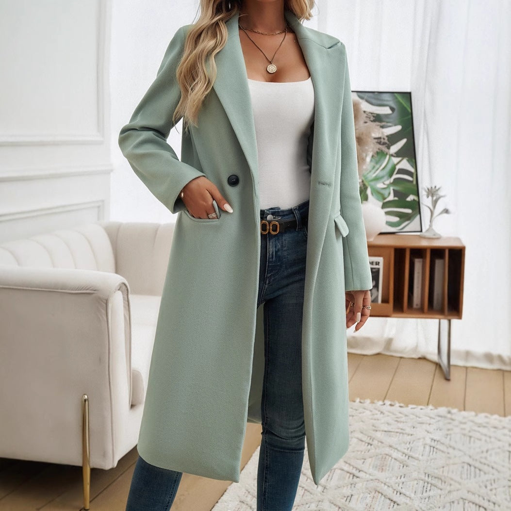 Ladies Elegant and Fashionable Long Coat