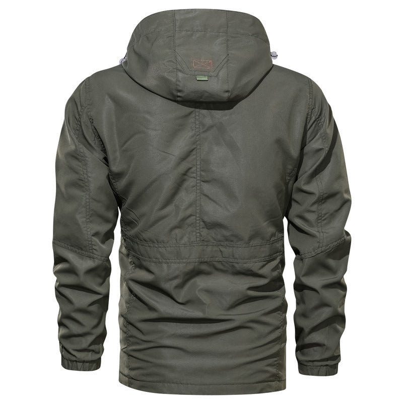 Men's Multifunctional Outdoor Jacket with Adjustable Hood Mune Fashion