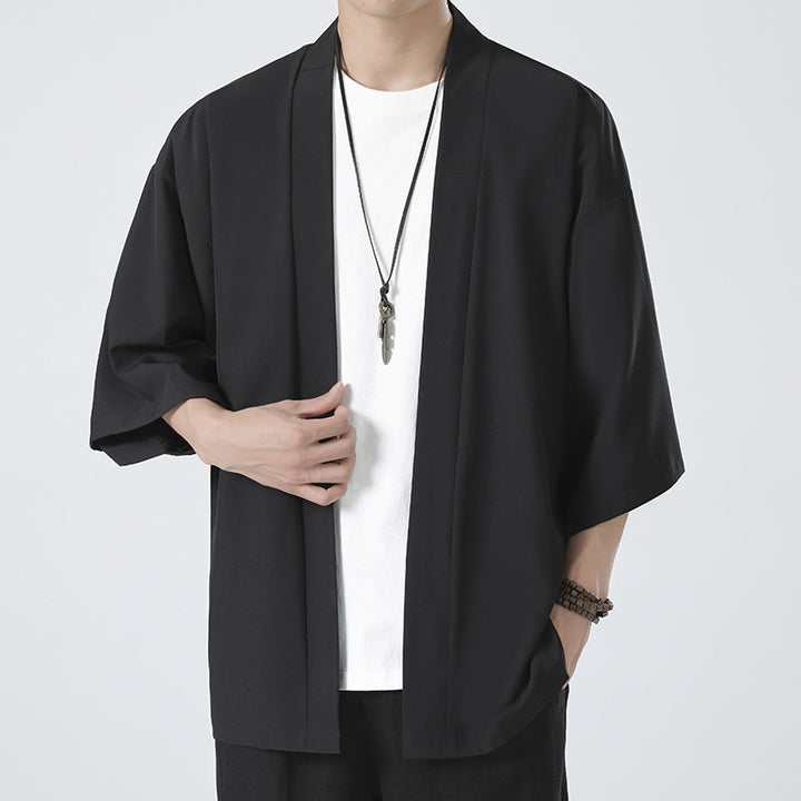 Men's kimono-style short-sleeve jacket in oversized cut Mune Fashion