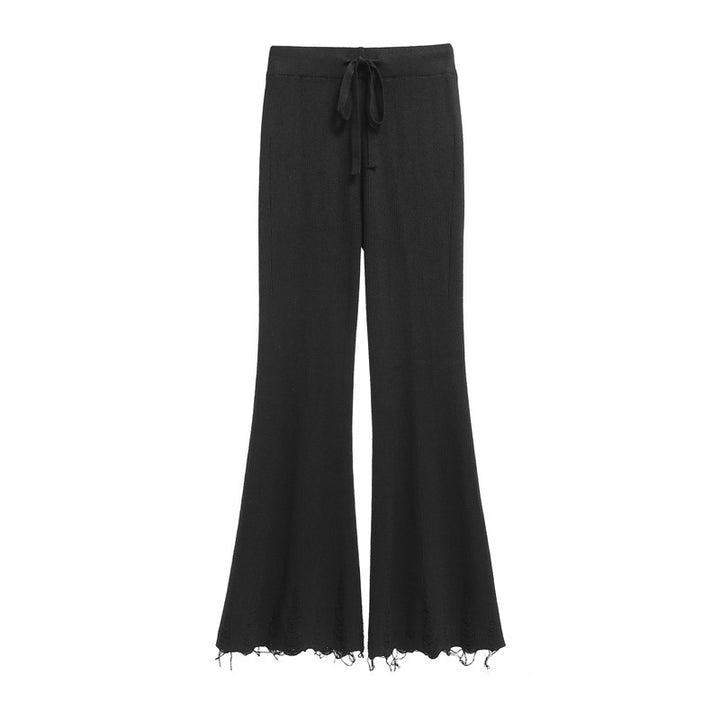 Women's Comfortable and Casual Knit Palazzo Pants Mune Fashion
