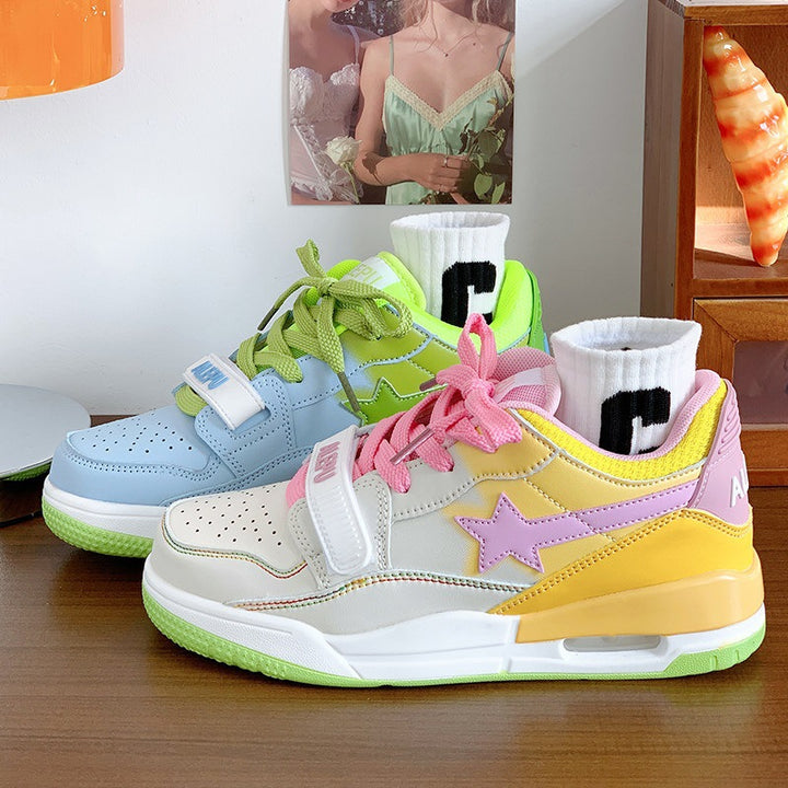 Ladies sporty sneakers with breathable cushioning Mune Fashion