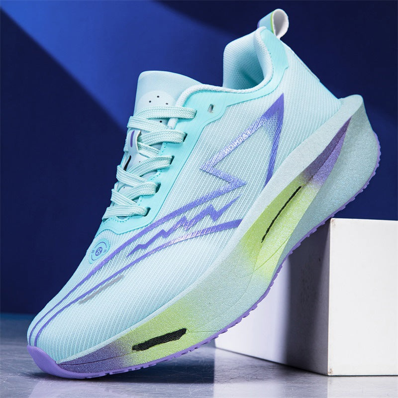 Unisex lightweight performance running shoe with cushioned platform sole and breathable mesh Mune Fashion