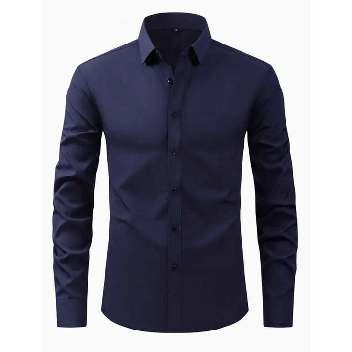 Men's long-sleeved shirt with innovative cut and modern design Mune Fashion