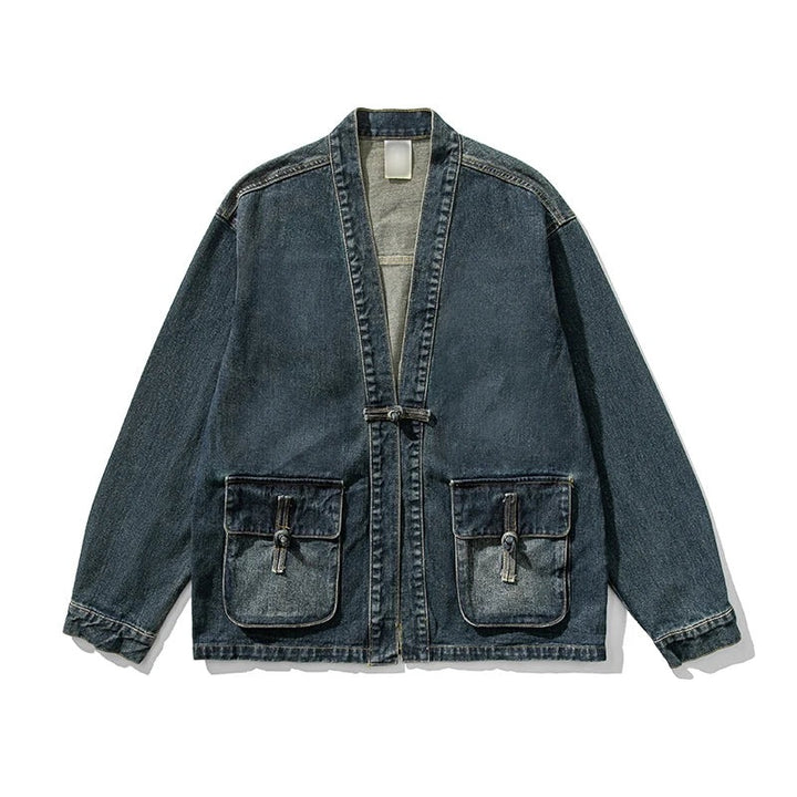 Women's Fashion Denim Jacket with Pockets