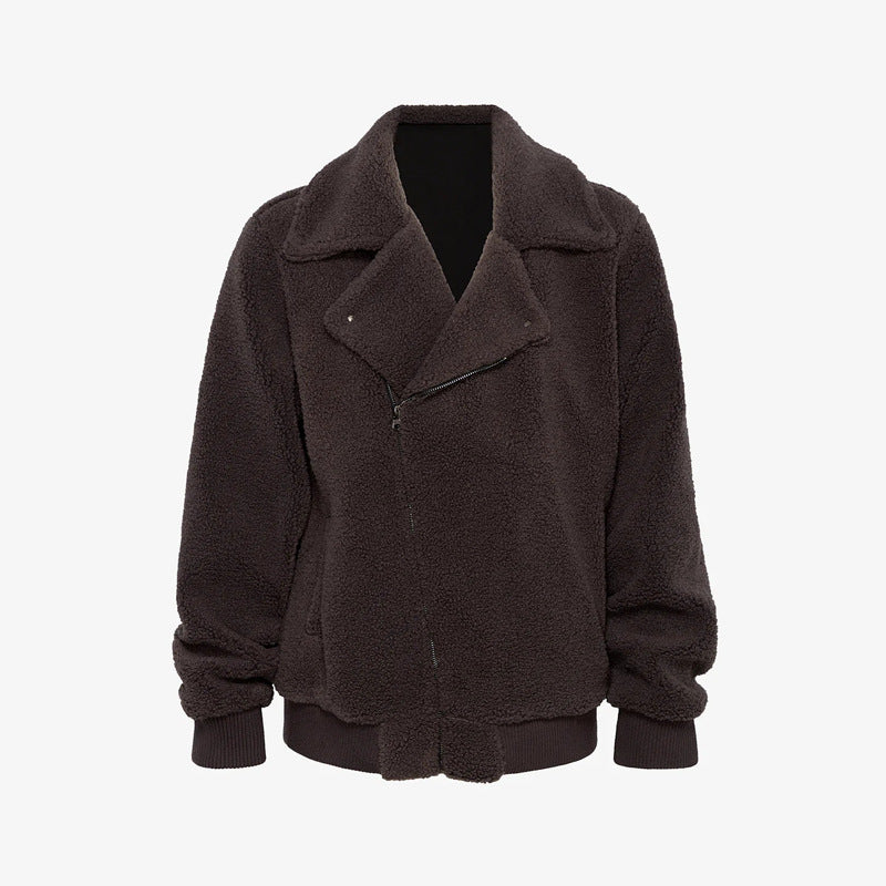 Men's Sherpa transition jacket with lapel collar and ribbed cuffs Mune Fashion