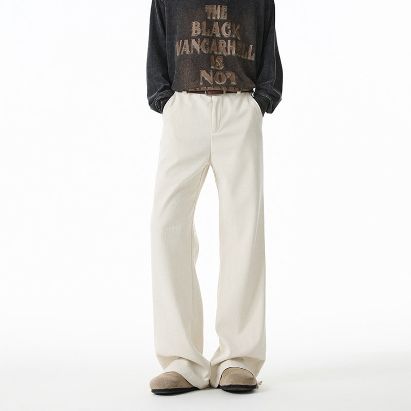 Mune | Men's Wide-Cut Leisure Pants made of high-quality material with elastic waistband