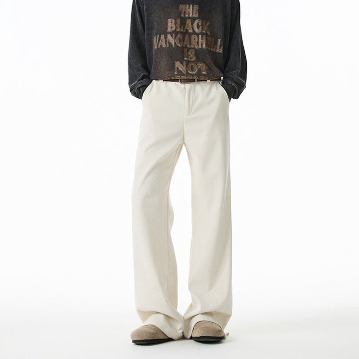 Mune | Men's Wide-Cut Leisure Pants made of high-quality material with elastic waistband