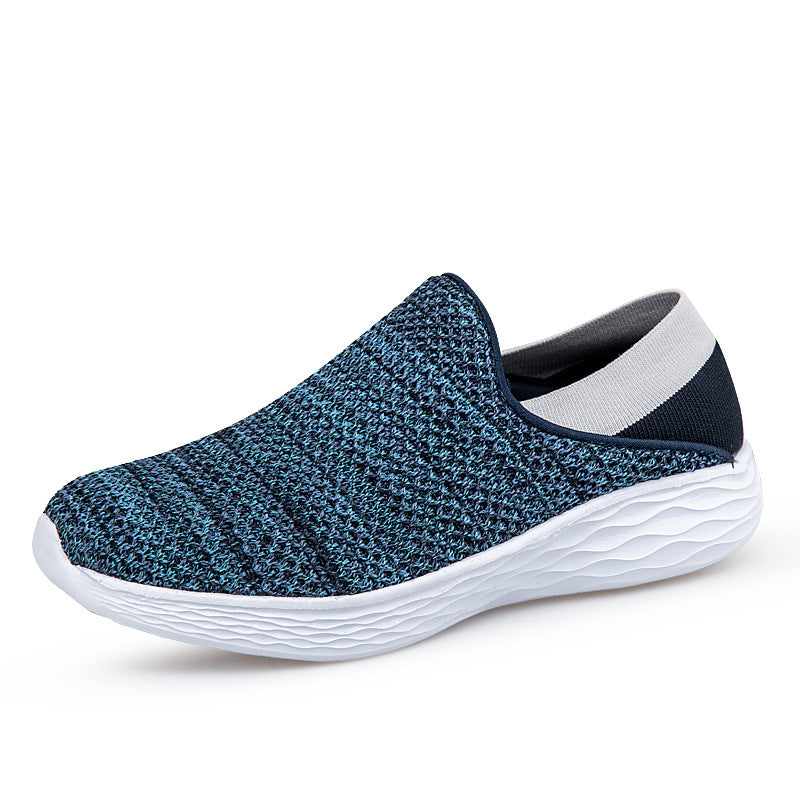 Unisex nan entry-level comfort shoe with seamless knit shaft and cushioning lightweight foam sole Mune Fashion