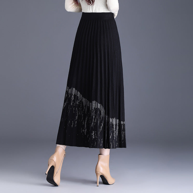 Women Pleated Skirt Mune Fashion