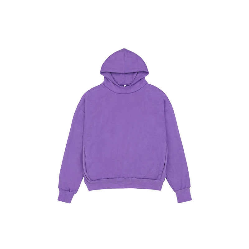 Unisex Minimalist Hoodie in Clean Look with Reinforced Collar Mune Fashion