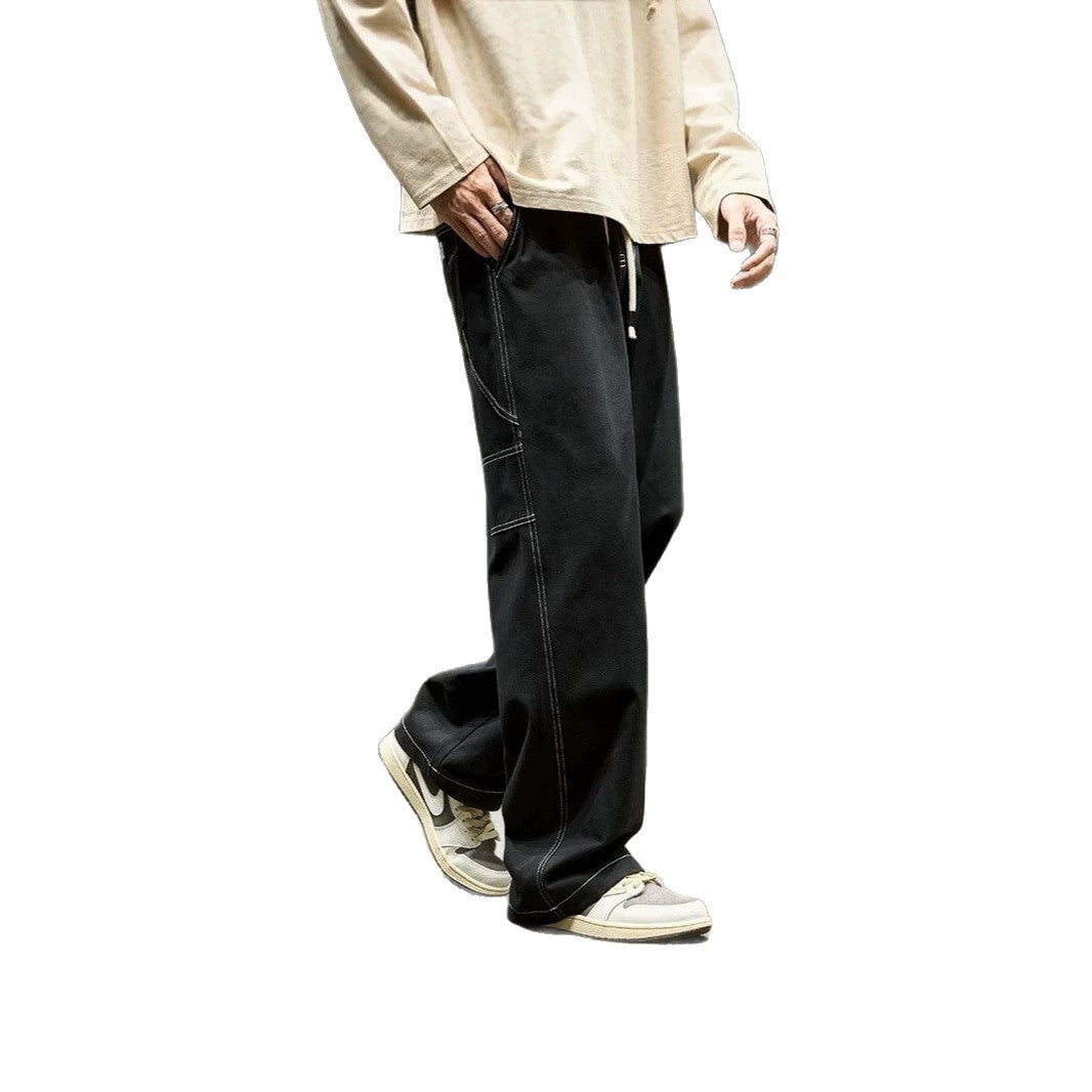 Men's Fashion Cargo Pants with Wide Legs Mune Fashion
