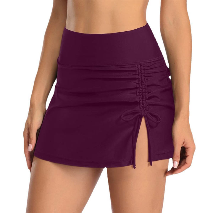 Women's wrap skirt with side gathering element Mune Fashion
