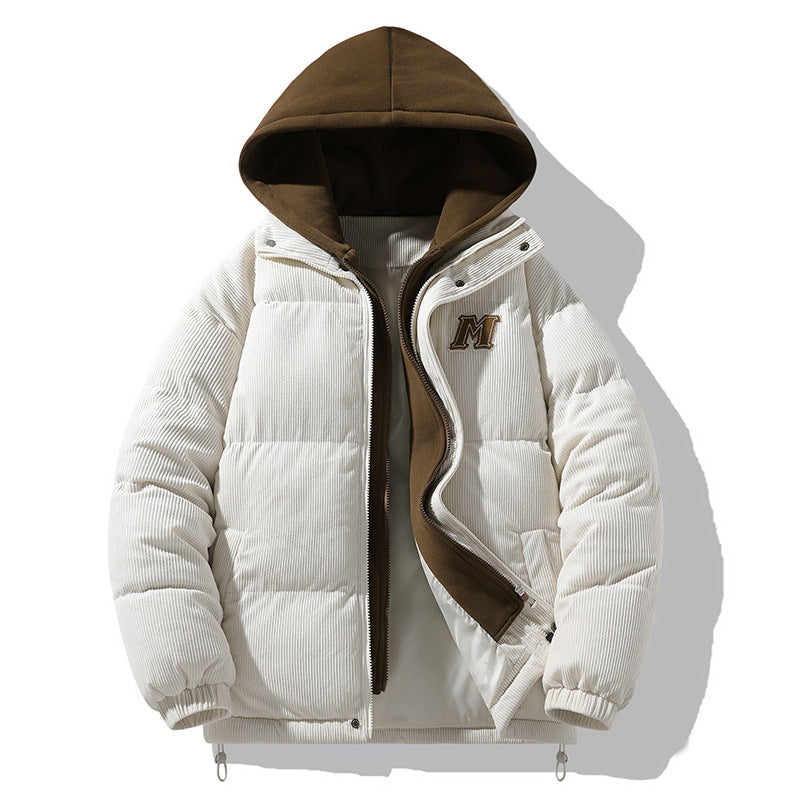 Men's Fashion Padded Jacket with Hood Mune Fashion