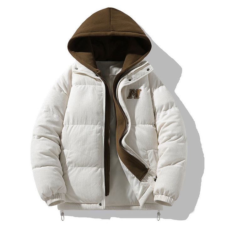 Men's Fashion Padded Jacket with Hood Mune Fashion