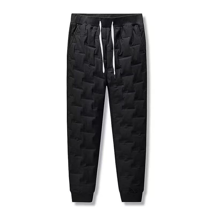 Men's sporty jogging pants with textured design Mune Fashion
