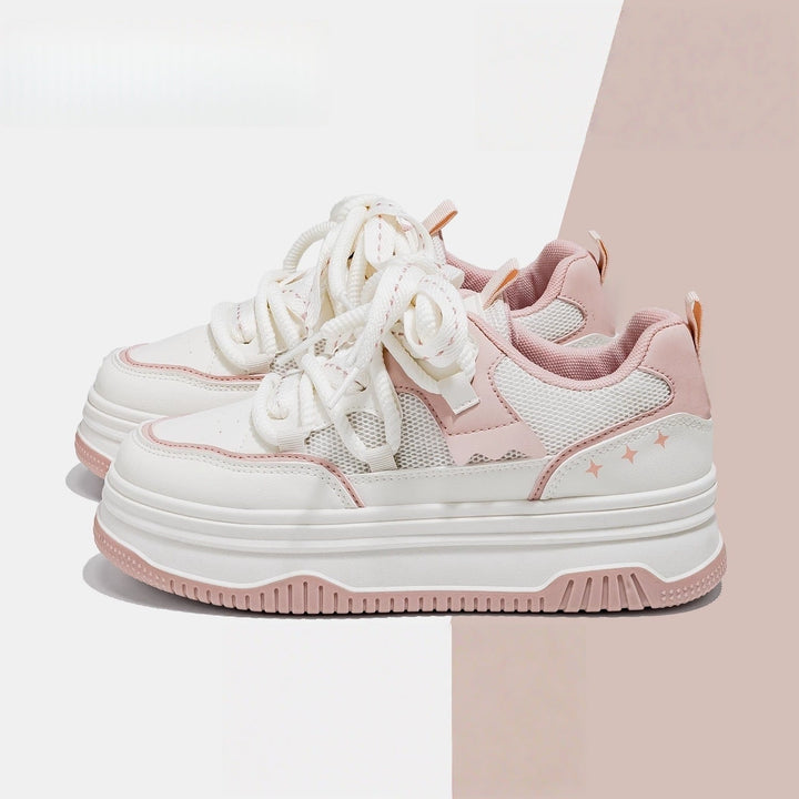 Women’s sneaker with cushioning sole and breathable mesh by Mune Fashion
