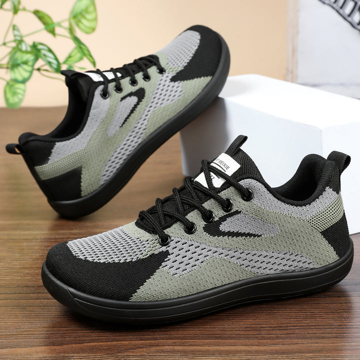 Women's lightweight breathable knitted casual sneakers with elastic lacing and shock-absorbing EVA midsole Mune Fashion