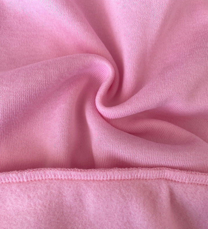 Unisex light oversized fleece pullover with brushed inner side, flat seams, and ribbed hem Mune Fashion