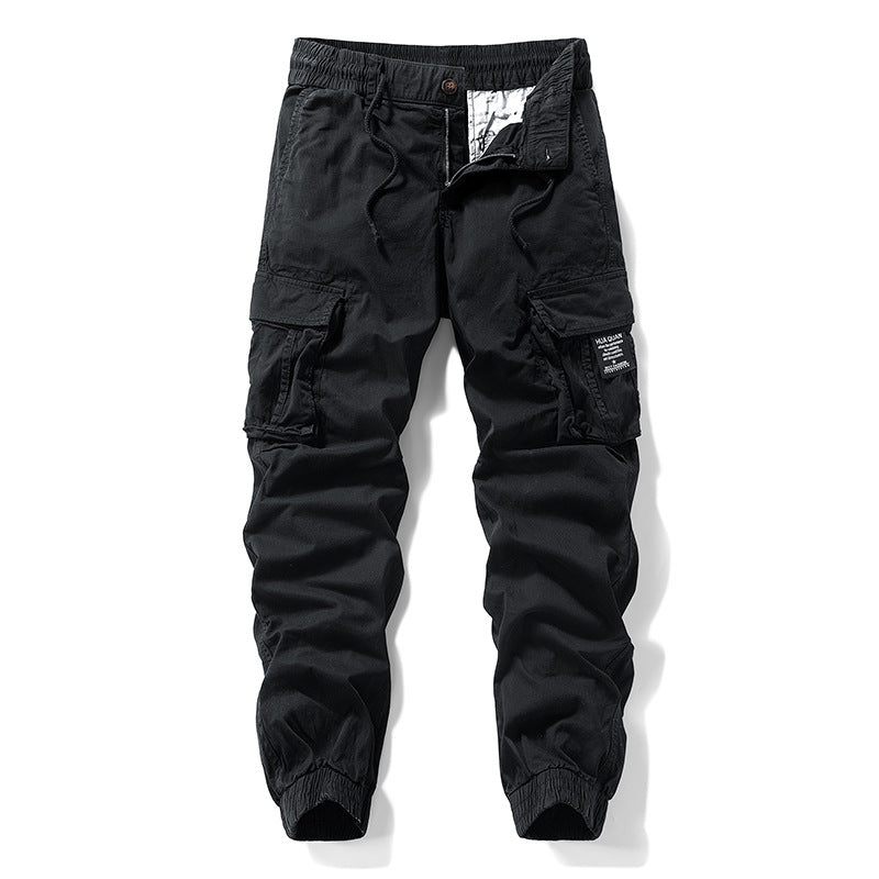 Men's Lightweight Ripstop Cargo Joggers with Comfort Waistband, Organizer Pockets and Ribbed Ankle Cuffs Mune Fashion