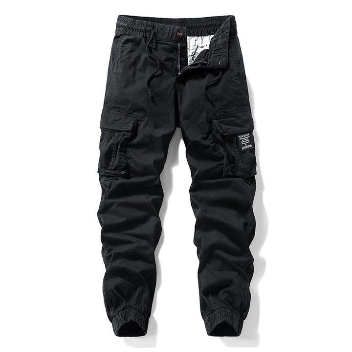 Men's Lightweight Ripstop Cargo Joggers with Comfort Waistband, Organizer Pockets and Ribbed Ankle Cuffs Mune Fashion