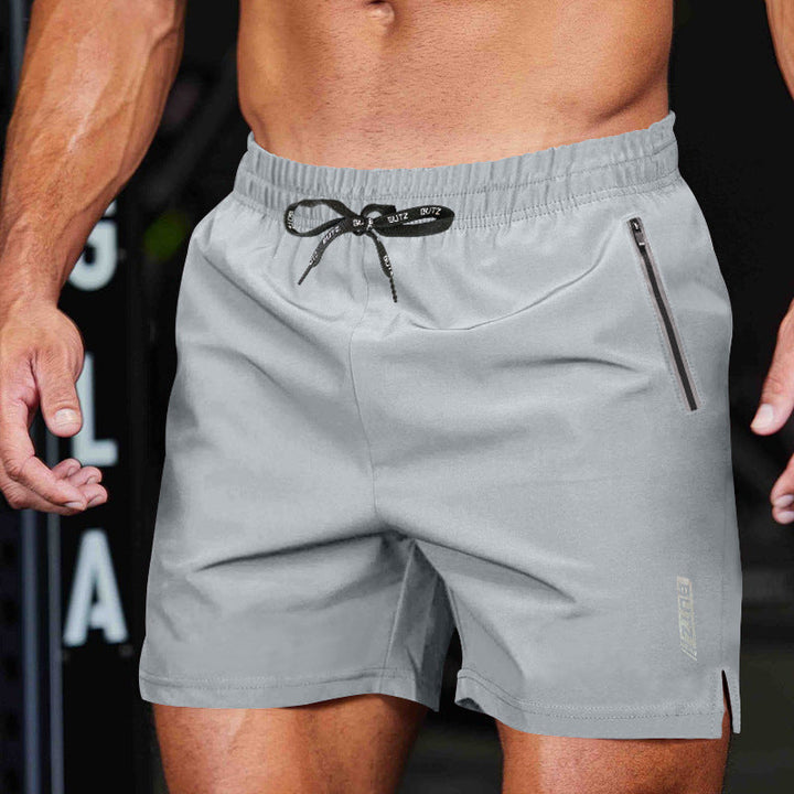 Men's Sporty Multifunctional Shorts with Quick-Drying Technology and Practical Zipper Pockets Mune