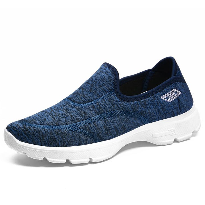 Women's lightweight slip-on knit sneakers with elastic entry, cushioned comfort midsole, and non-slip tread outsole Mune Fashion