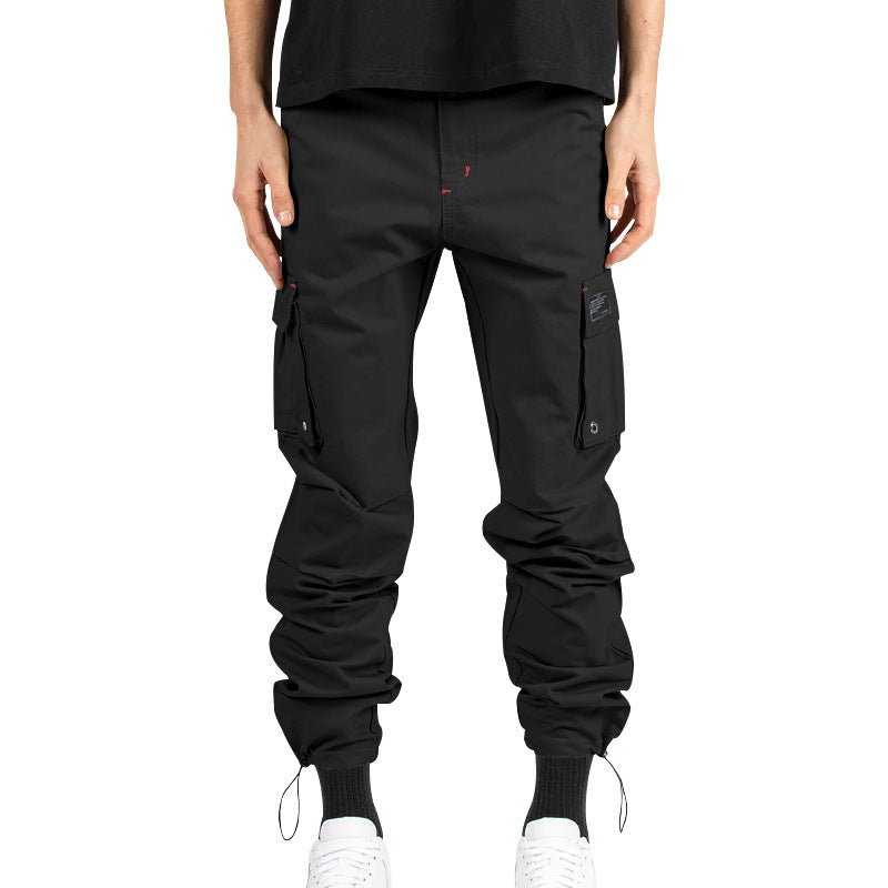 Men's nan urban Utility Jogger with buttoned cargo pockets and adjustable ankle drawstring Mune Fashion