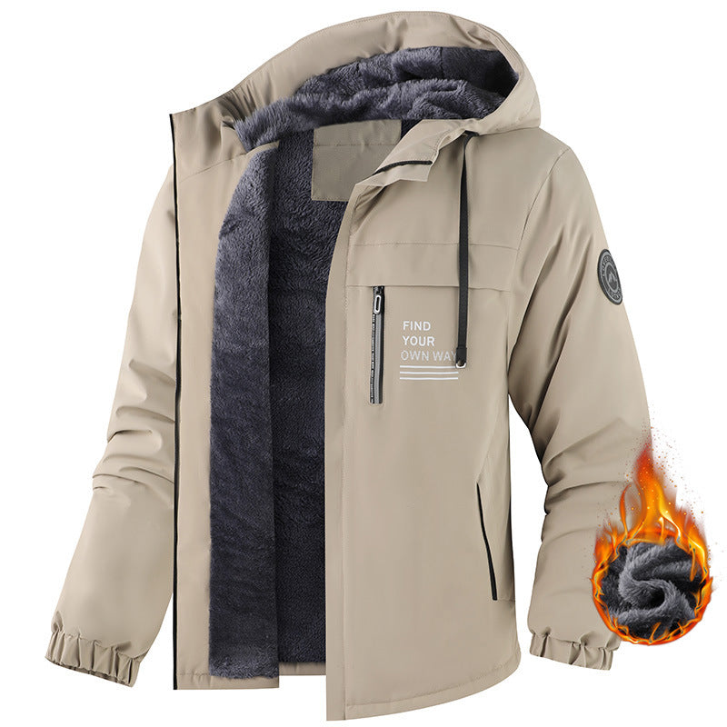 Men's functional jacket with high collar Mune Fashion
