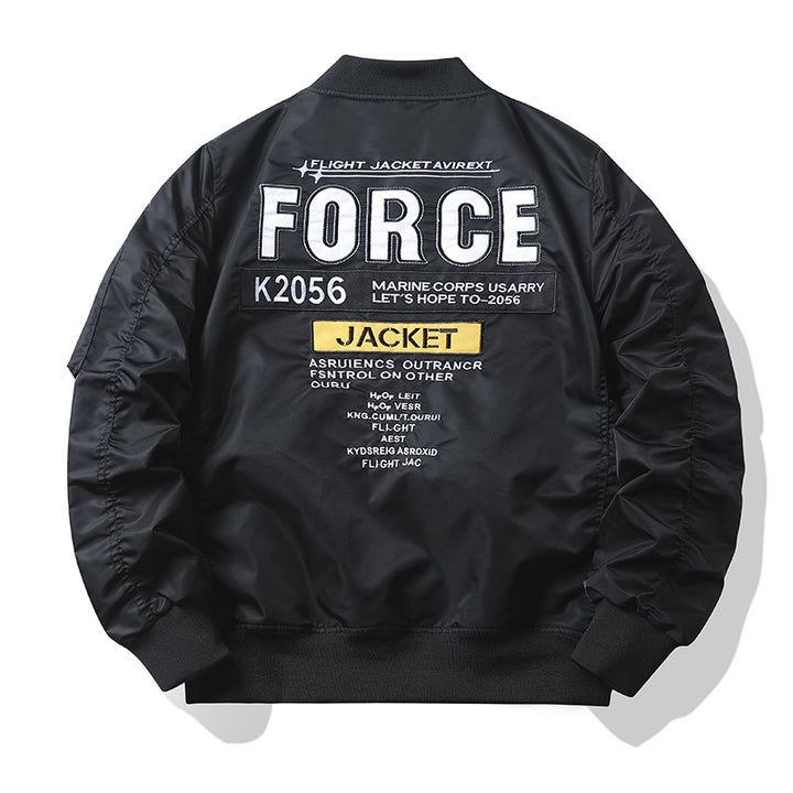 Men's Stylish Bomber Jacket with Unique Patches Mune Fashion