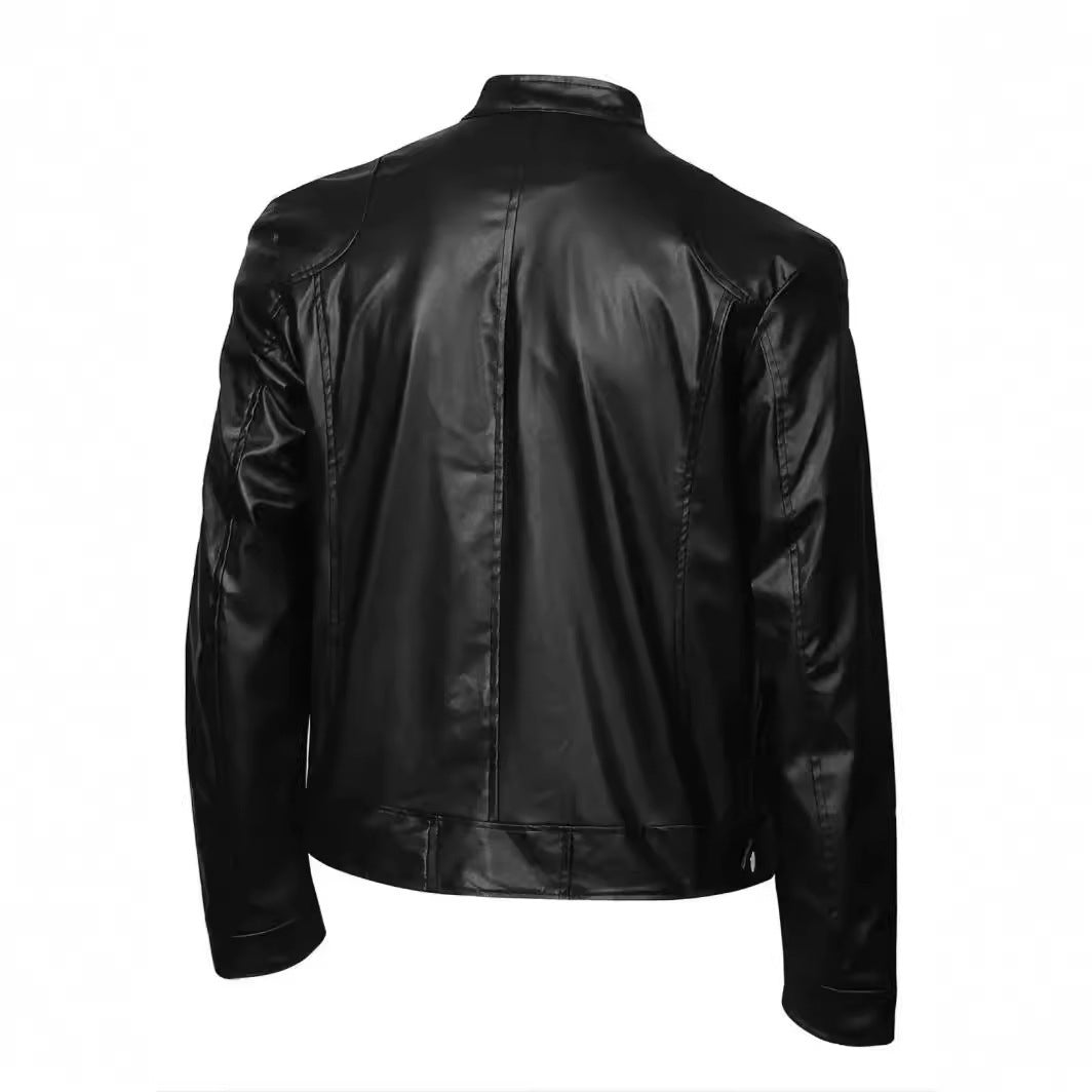Men's Fashion Leather Jacket Mune Fashion