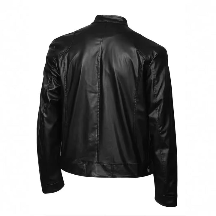 Men's Fashion Leather Jacket Mune Fashion