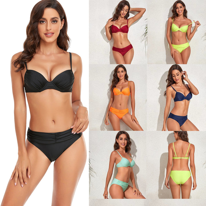 Women's bikini set with stylish ruffle details Mune Fashion