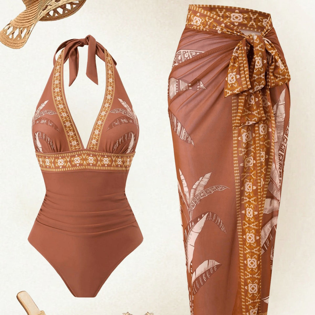 Women’s swimsuit with playful wrap skirt Mune Fashion