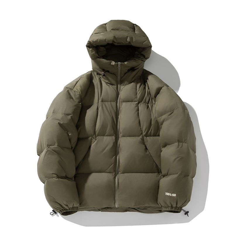 Unisex Quilted Padded Jacket with Hood and Thermal Insulation Mune Fashion